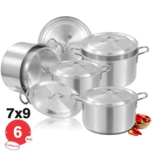 AL Cooking Set 7x9 Metal Finish