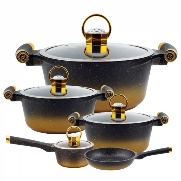 Apex  Cookware Diamond Gift Set 16-PCS (Diecast Marble Coated) - Image 2