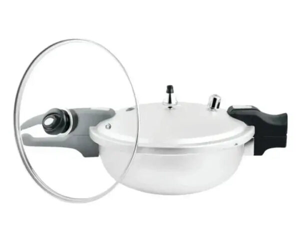Apex Cookware Elite Wok 14 Ltr Cooker with Glass