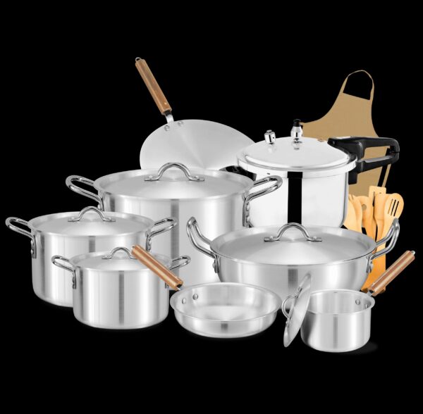 Metal Finish Jumbo Set - 24Pcs