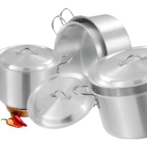 Apex Cookware AL Cooking Set 1x5 Metal Finish