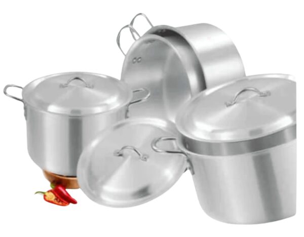 Apex Cookware AL Cooking Set 1x5 Metal Finish