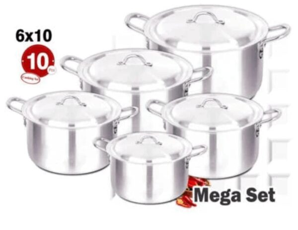 AL Cooking Set 8x11 Metal Finish