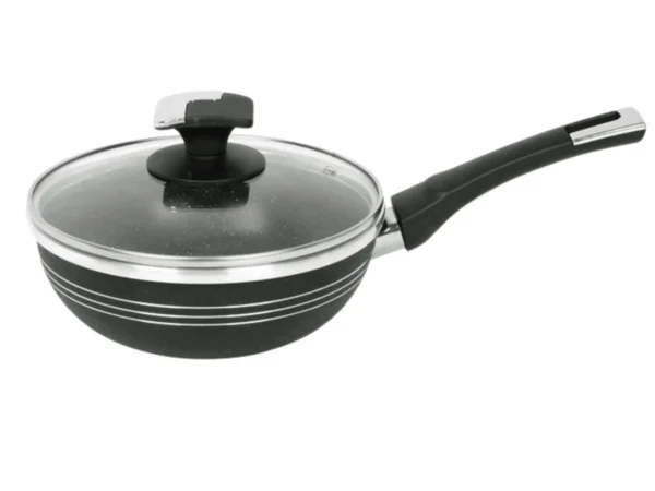 Apex Cookware Non Stick Single Handle wok with Lid