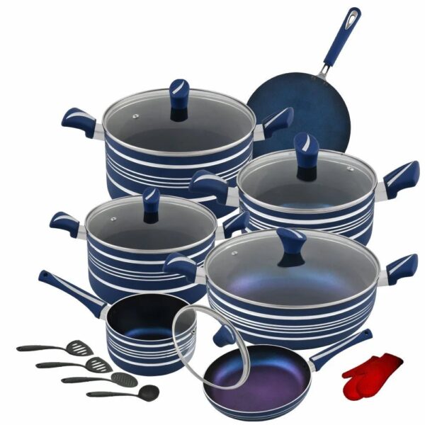 Apex Cookware Stylish Gift Set – 21 Pcs (4-Layers Marble Coated) - Image 5
