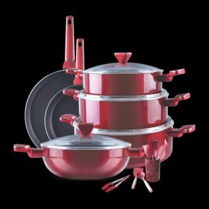 Apex cookwere Vintage NS Gift Set 18-pcs (Marble Coated)